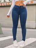 Skinny Stretch Feet Pants Jeans