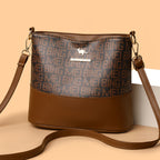 Retro Soft Leather Simple Versatile Messenger Bag